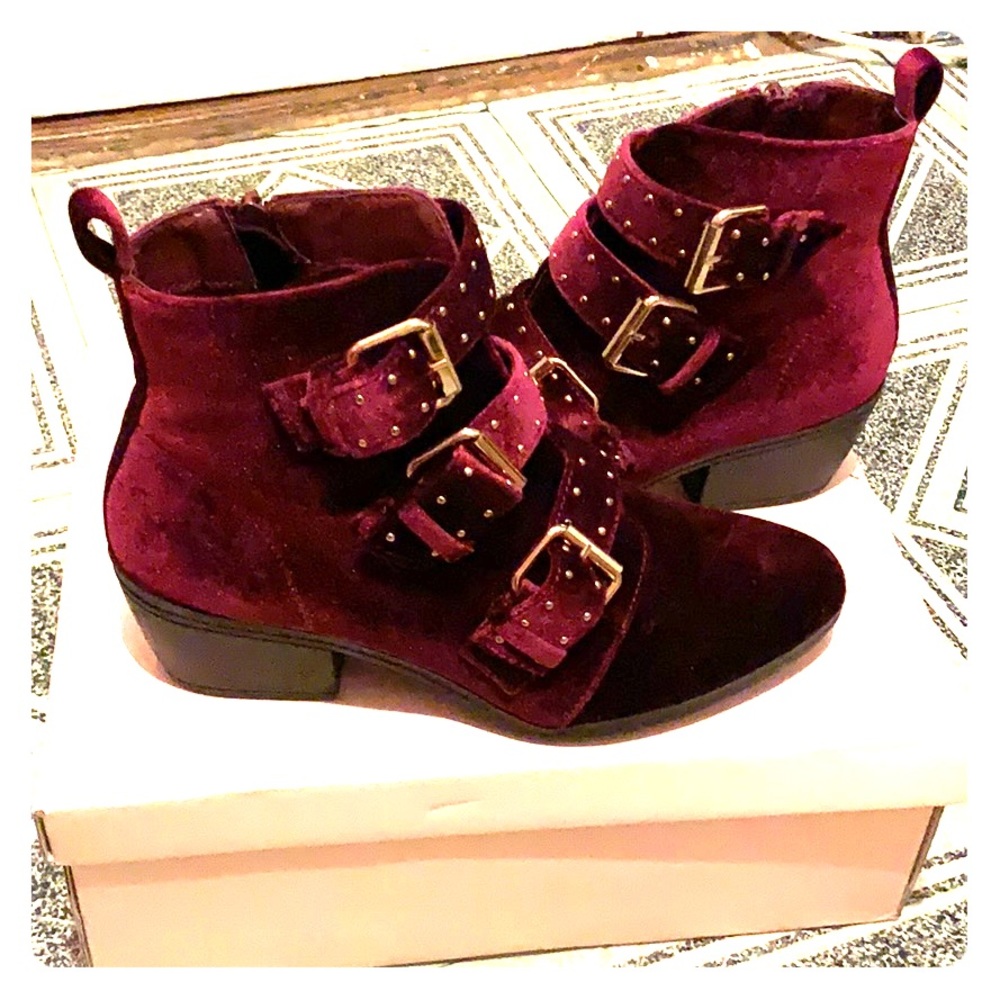 Justfab Burgundy boots